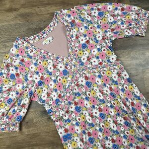 Boden Colorful Floral Midi Dress